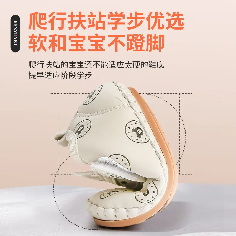 2024 Autumn Baby Toddler Shoes Soft Sole 6-12 Months Women's Baby Shoes One Year Old Men's Baby Shoes Spring and Autumn - Image 5