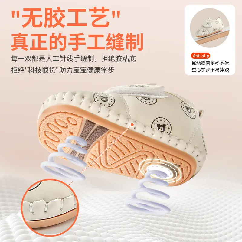 2024 Autumn Baby Toddler Shoes Soft Sole 6-12 Months Women's Baby Shoes One Year Old Men's Baby Shoes Spring and Autumn - Image 6