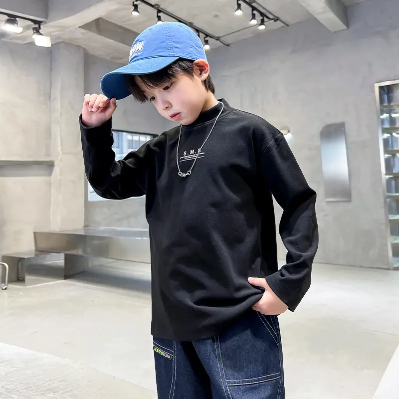 Boys Black Sweatshirt Winter 2024 Large