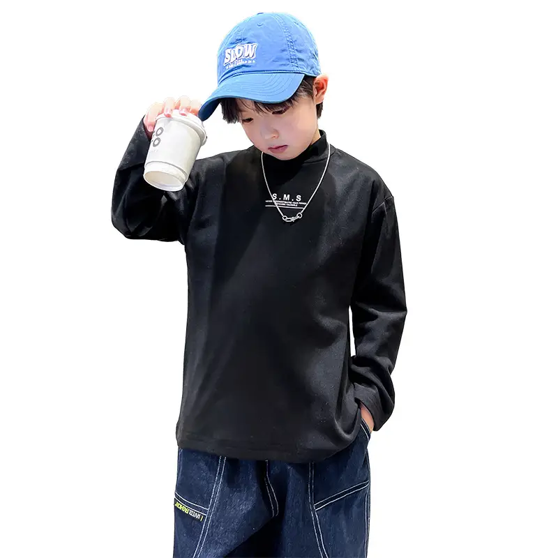 Boys Black Sweatshirt Winter 2024 Large