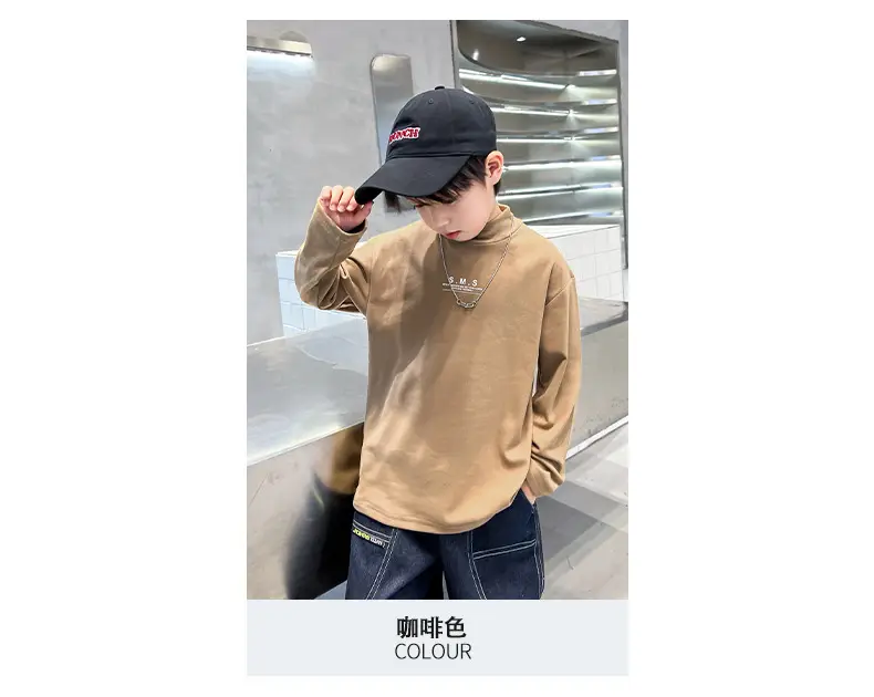 Boys Black Sweatshirt Winter 2024 Large — feature 5