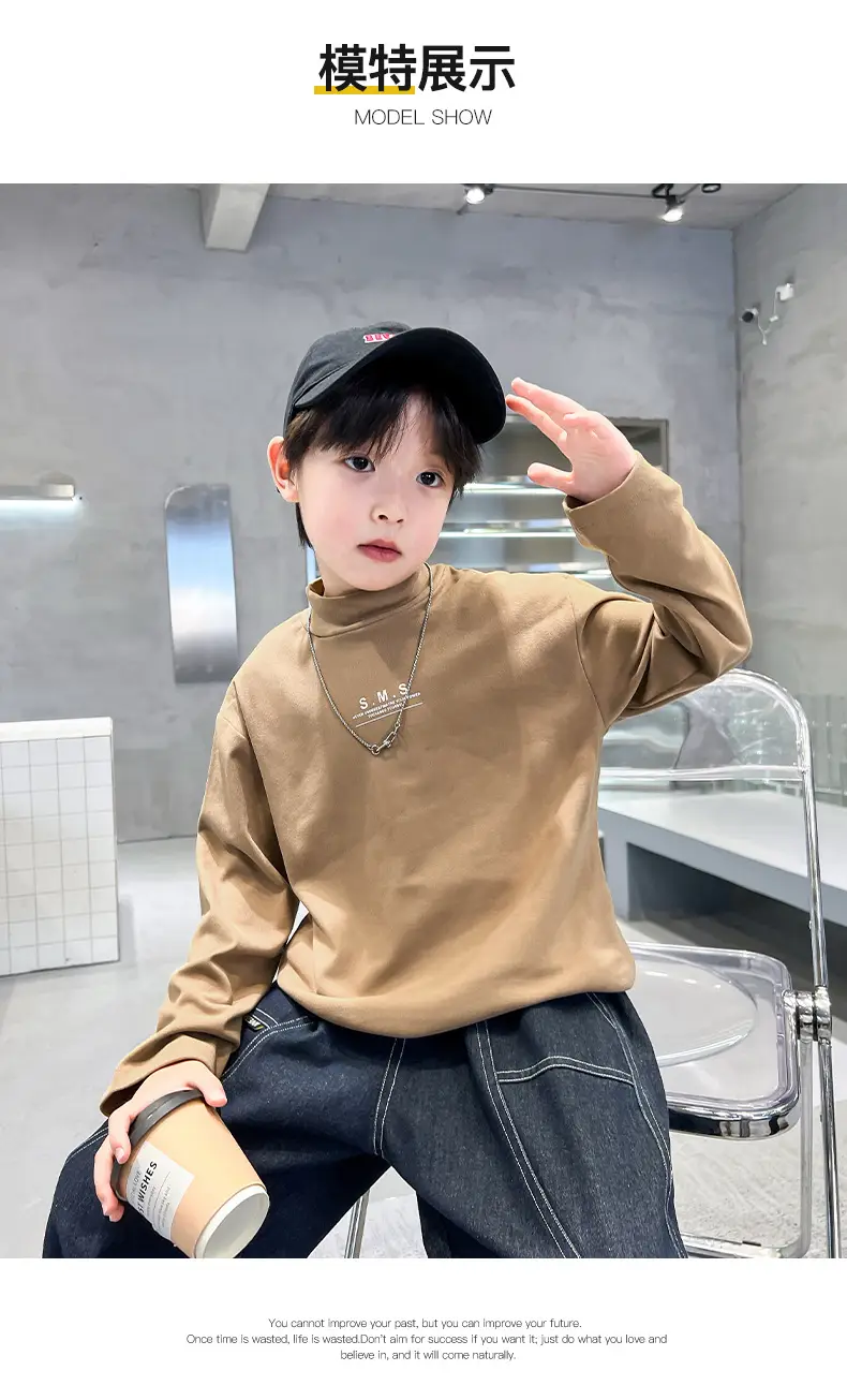 Boys Black Sweatshirt Winter 2024 Large — feature 9