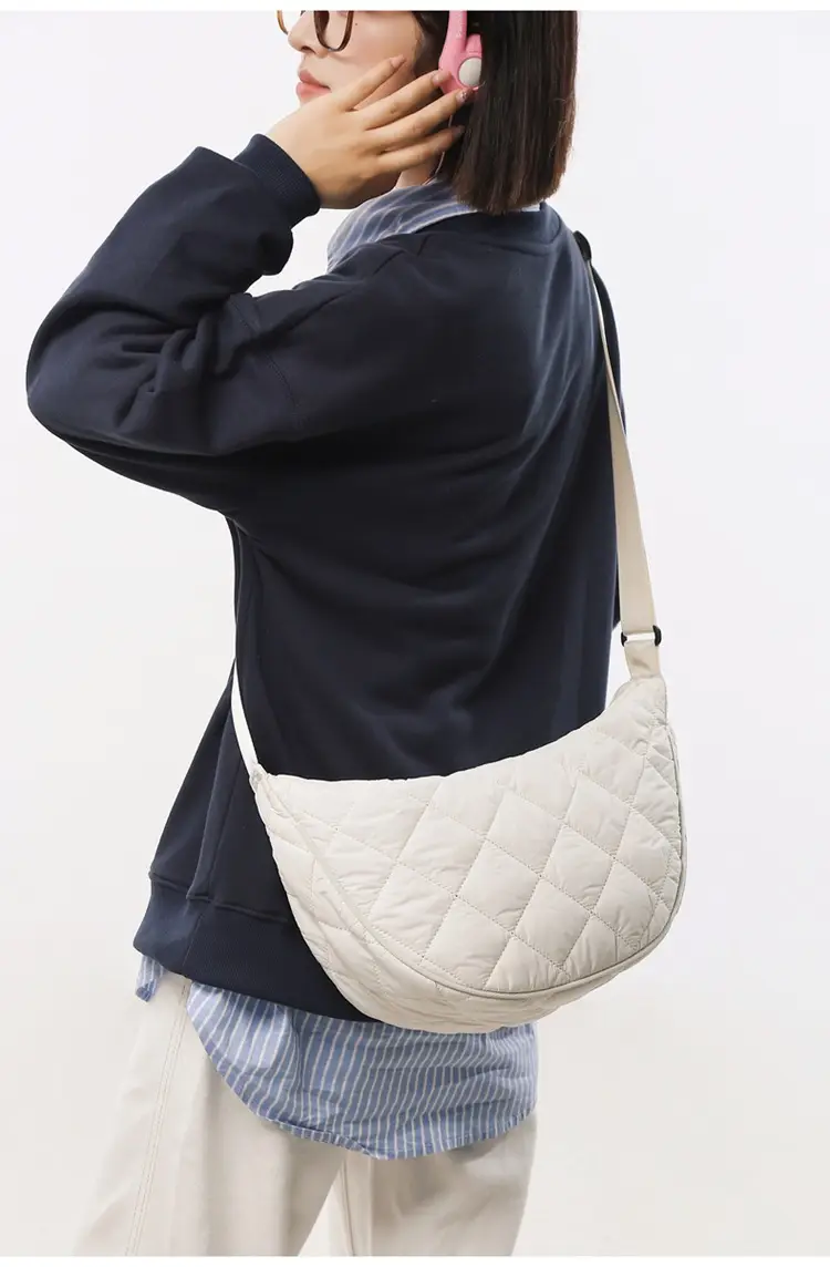 2024 Rhombic Shoulder Crossbody Bag Women Orange — feature 14
