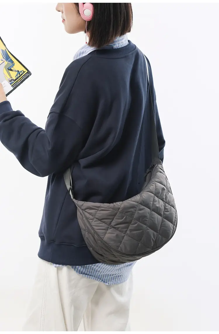 2024 Rhombic Shoulder Crossbody Bag Women Orange — feature 20