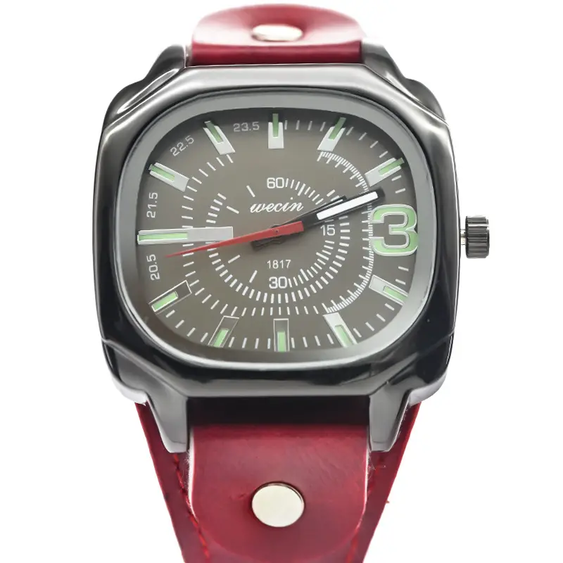 Green PU Leather Cross-border Watch with 80 Hours Display - Image 10
