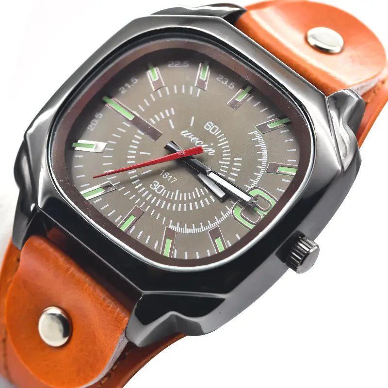 Green PU Leather Cross-border Watch with 80 Hours Display - Image 11