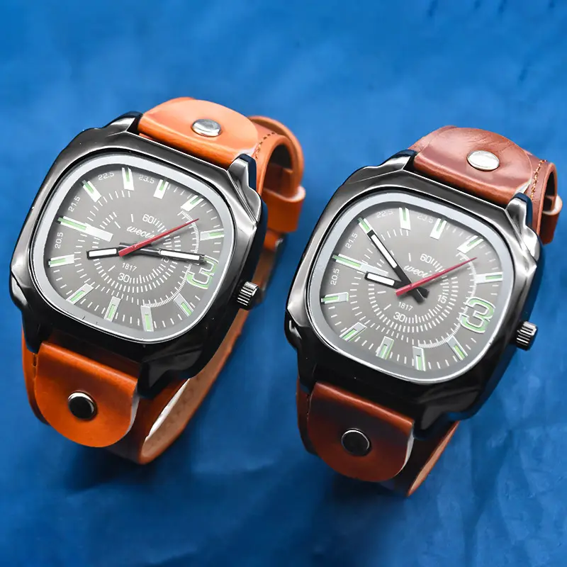 Green PU Leather Cross-border Watch with 80 Hours Display — feature 12