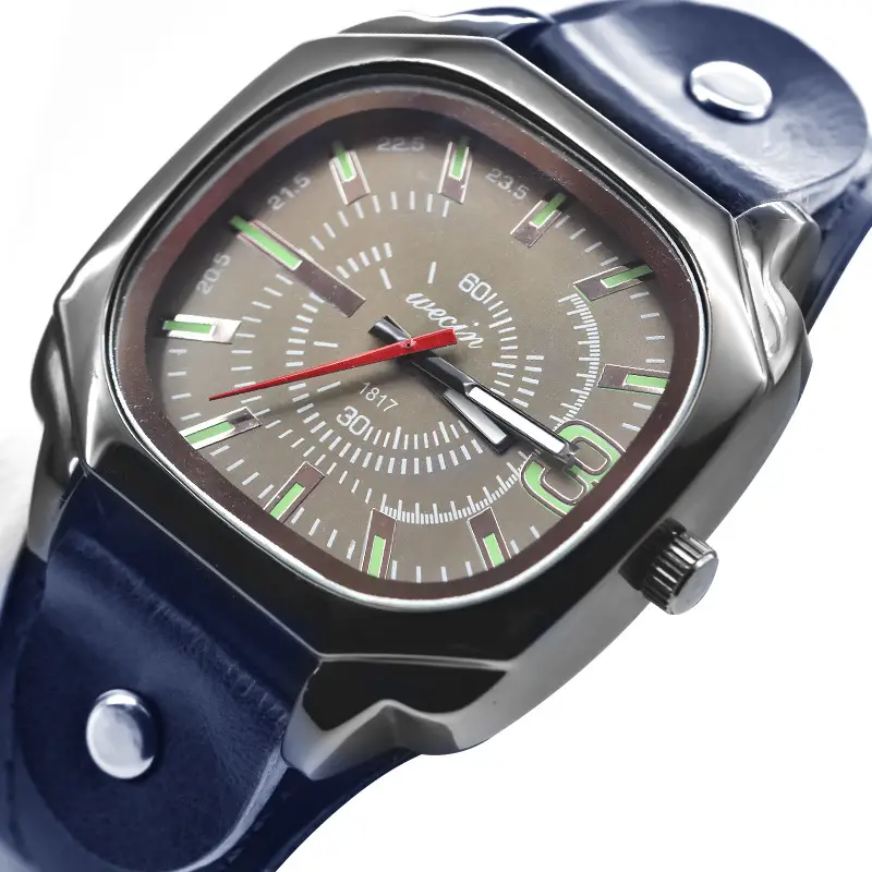 Green PU Leather Cross-border Watch with 80 Hours Display — feature 16