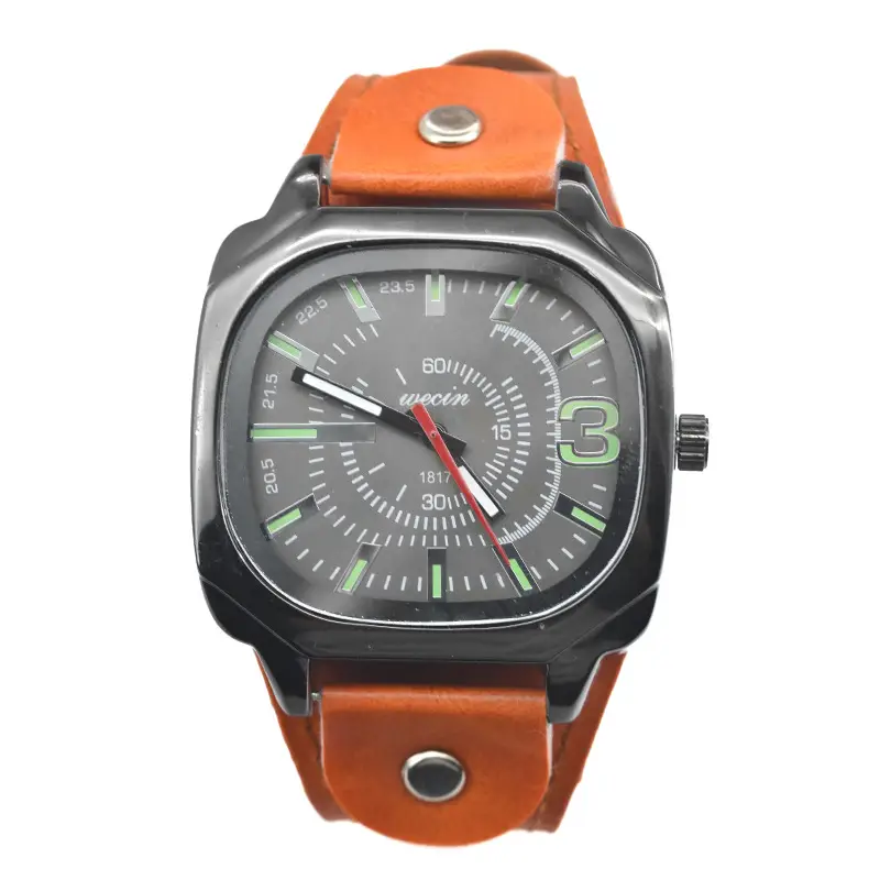Green PU Leather Cross-border Watch with 80 Hours Display — feature 26