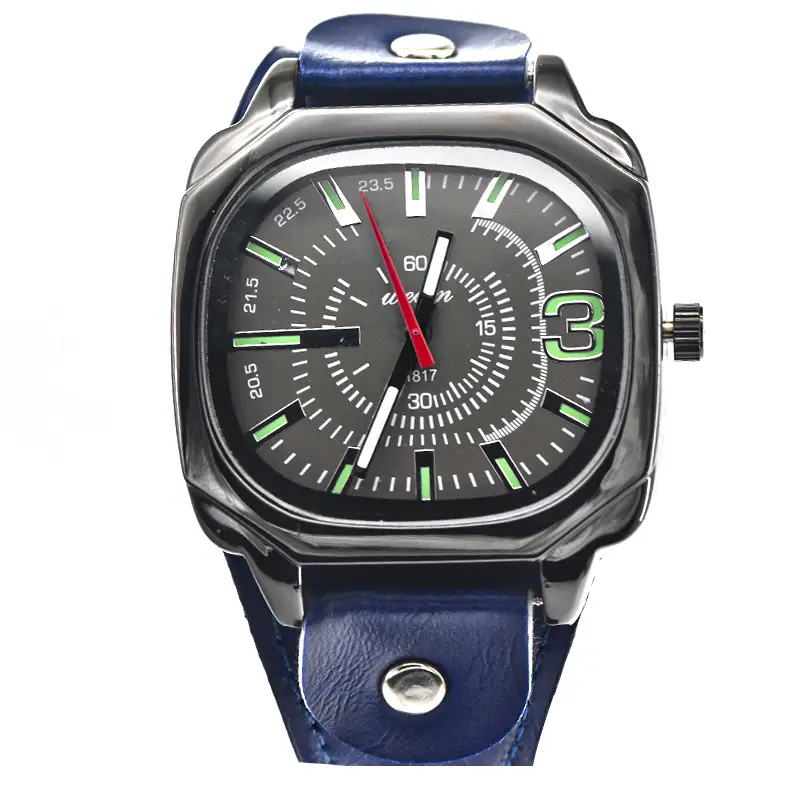 Green PU Leather Cross-border Watch with 80 Hours Display — feature 4