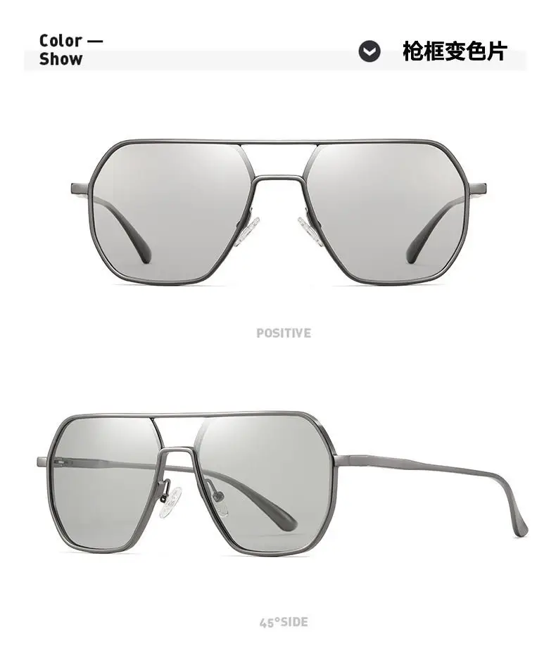 Men Polarized Driving Sunglasses Black Double Beam UV400 — feature 10