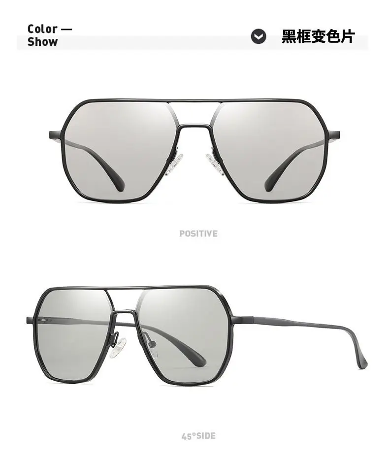 Men Polarized Driving Sunglasses Black Double Beam UV400 — feature 9