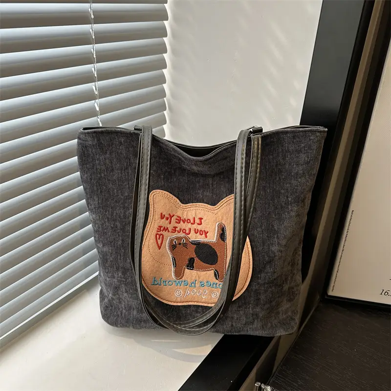 Korean Style Women's Autumn Commuter Tote Bags 2024 - Image 5