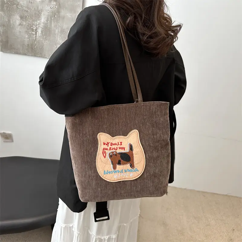 Korean Style Women's Autumn Commuter Tote Bags 2024 - Image 7
