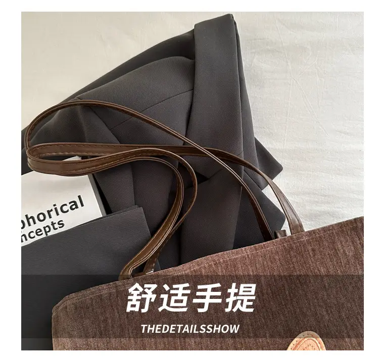 Korean Style Women's Autumn Commuter Tote Bags 2024 — feature 5