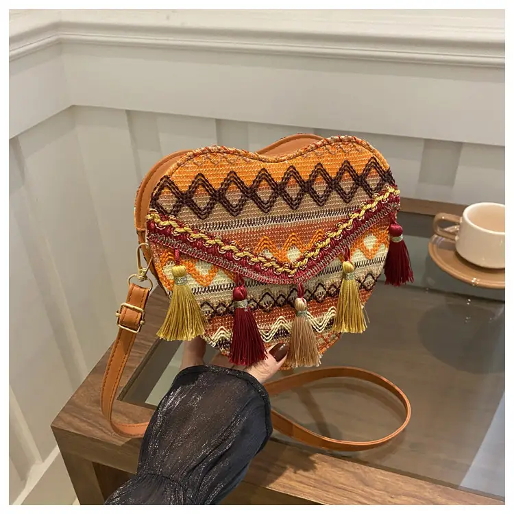 Handmade Woven Ethnic Love Bag for Women — feature 10