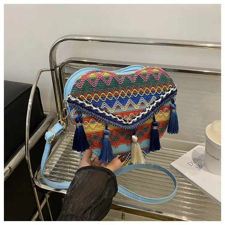 Handmade Woven Ethnic Love Bag for Women — feature 12