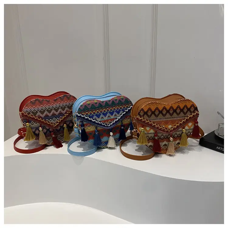Handmade Woven Ethnic Love Bag for Women — feature 14