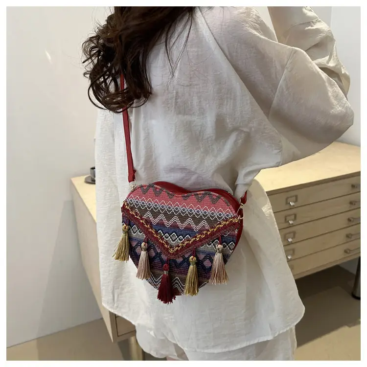 Handmade Woven Ethnic Love Bag for Women — feature 23