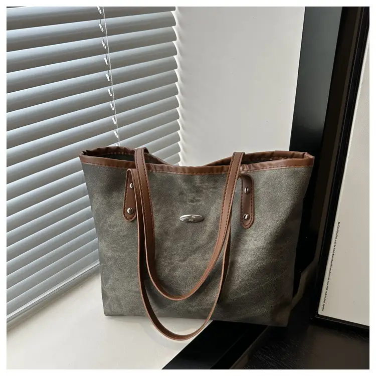 Blue Velvet Shoulder Bag for Women Large Capacity — feature 11