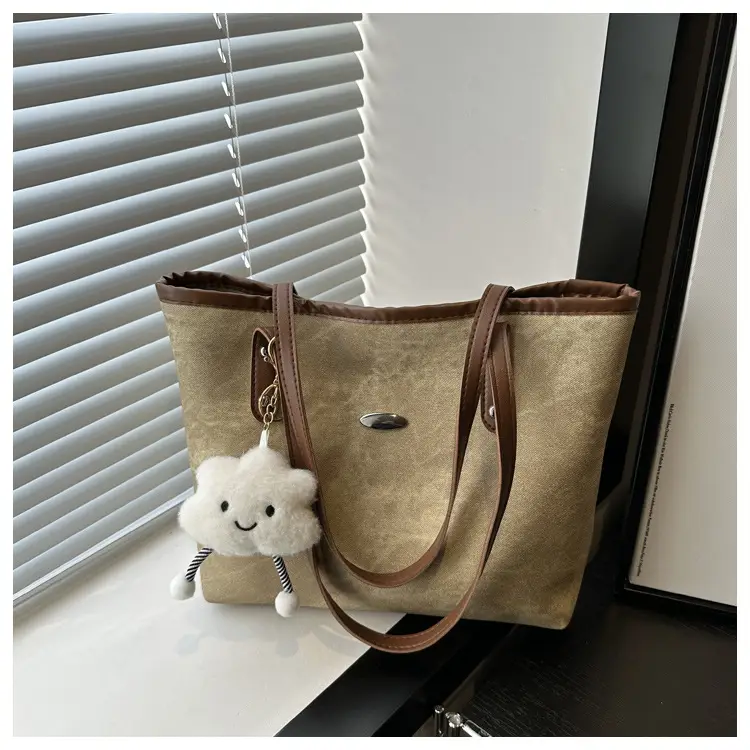 Blue Velvet Shoulder Bag for Women Large Capacity — feature 12