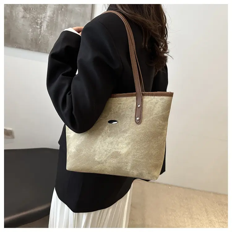 Blue Velvet Shoulder Bag for Women Large Capacity — feature 23