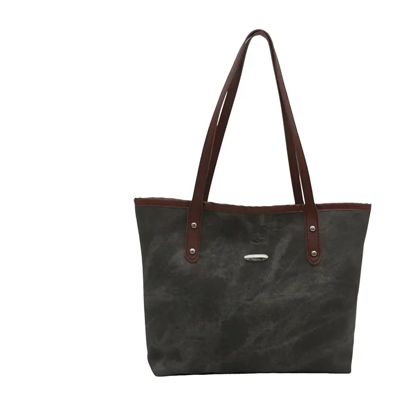 Blue Velvet Shoulder Bag for Women Large Capacity - Image 4