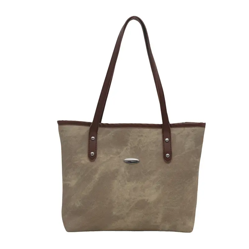 Blue Velvet Shoulder Bag for Women Large Capacity - Image 5