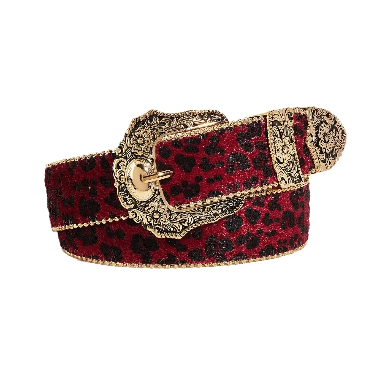 Leopard Print Belt for Women American Style Retro Decorative - Image 5