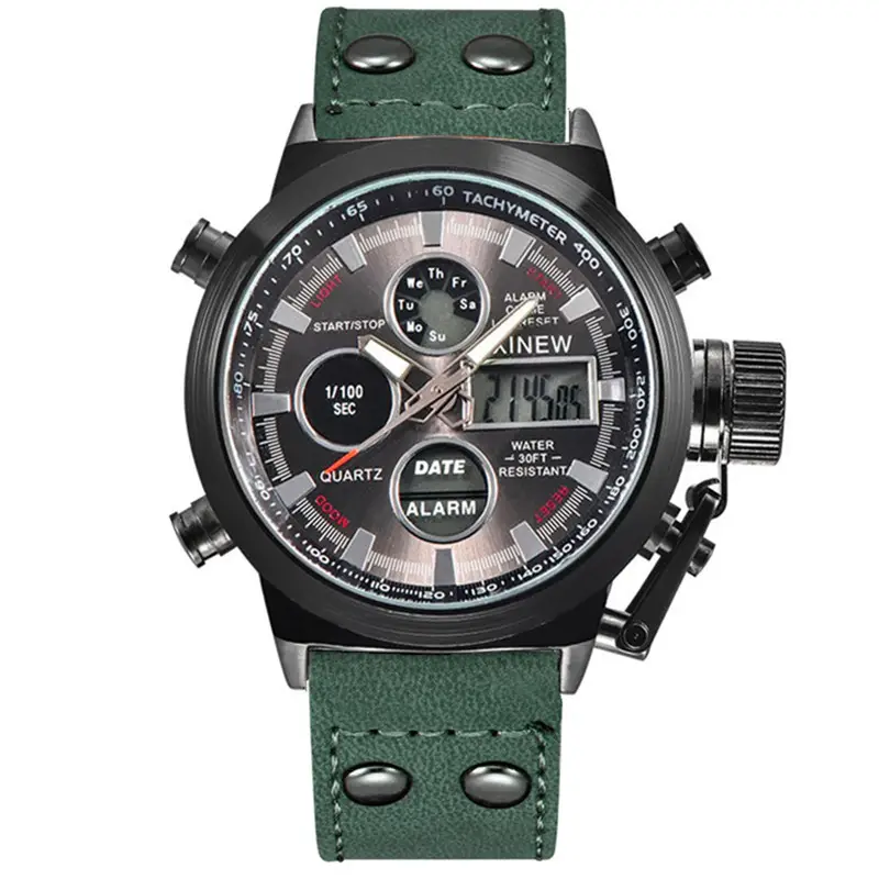 Men's Black Digital Multi-Function Watch with 180° Display - Image 13