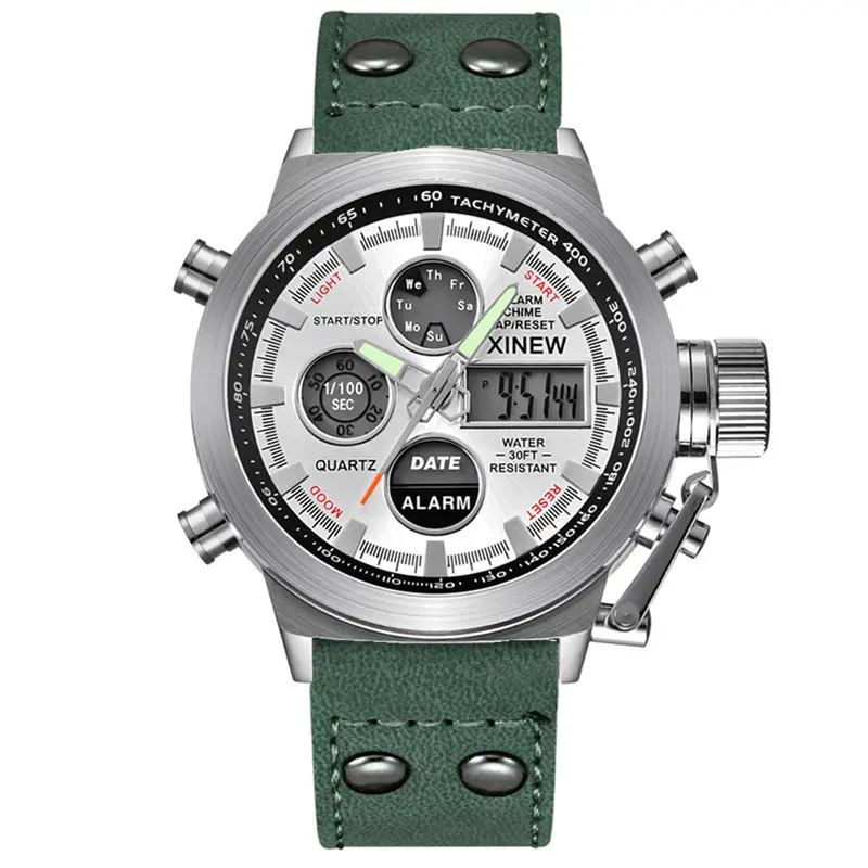 Men's Black Digital Multi-Function Watch with 180° Display - Image 16