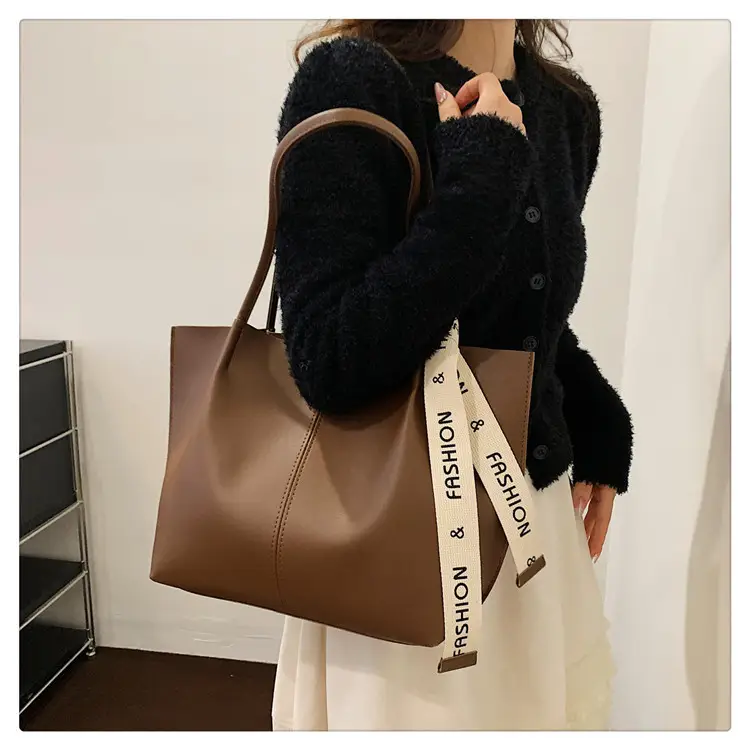 Retro Brown Shoulder Bag for Women Autumn Winter — feature 16