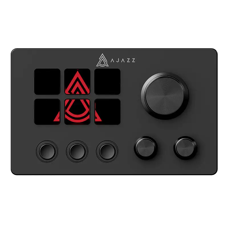 Black Jue Akp03 Desktop Controller with Live Tone & Shortcuts - Image 9
