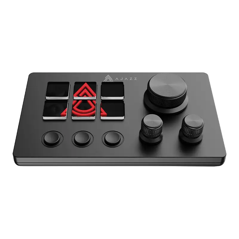 Black Jue Akp03 Desktop Controller with Live Tone & Shortcuts - Image 4