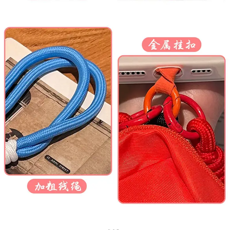 Red Monster Handheld Phone Case with Yellow Rope - Image 8