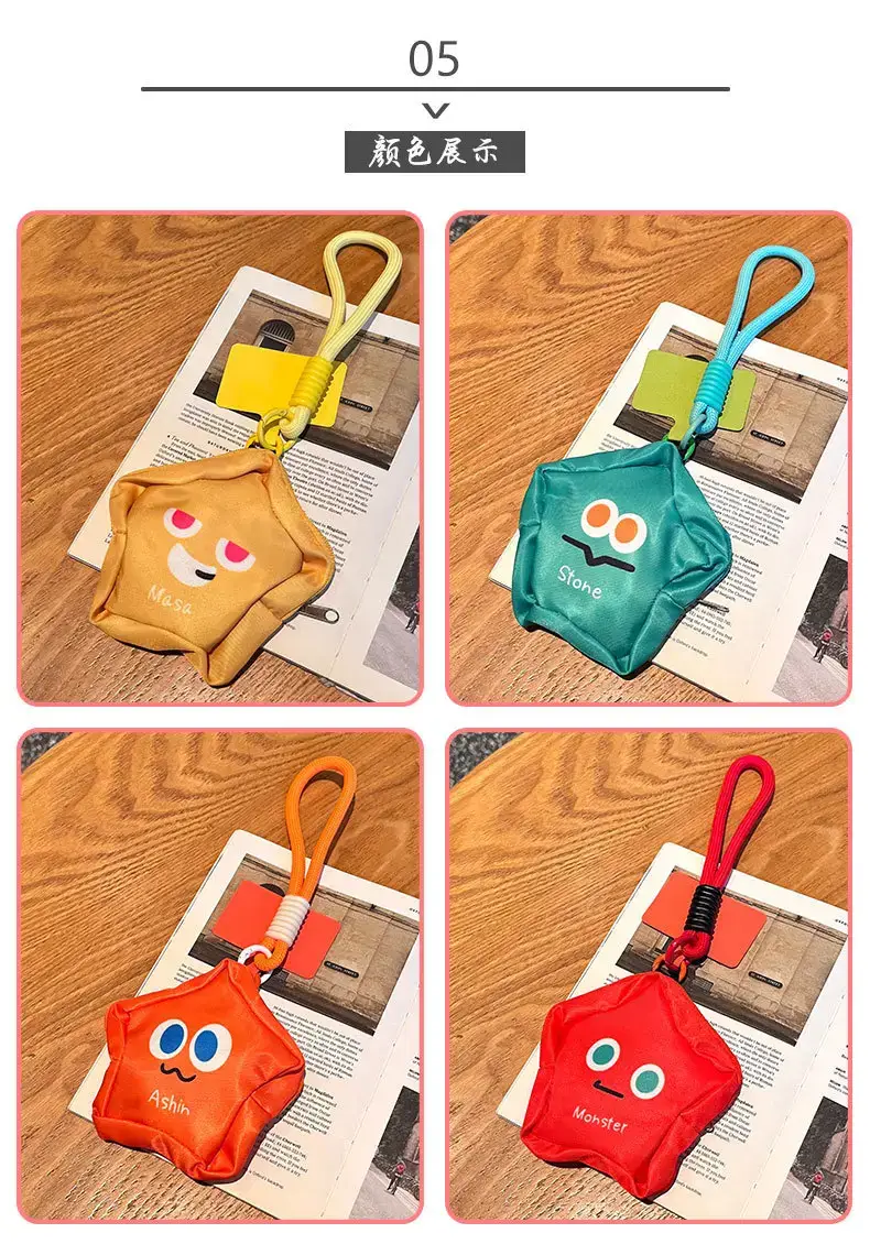 Red Monster Handheld Phone Case with Yellow Rope — feature 10