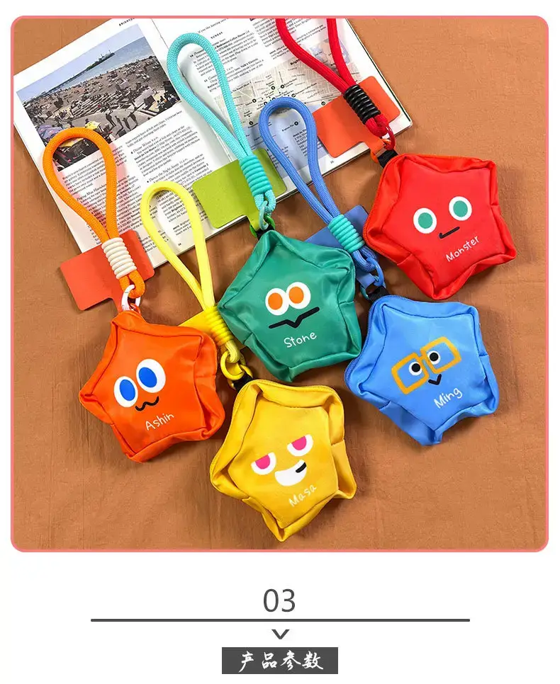 Red Monster Handheld Phone Case with Yellow Rope — feature 4