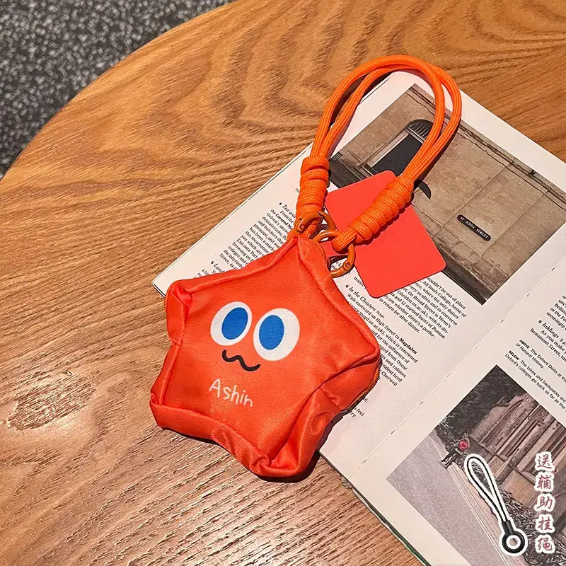 Red Monster Handheld Phone Case with Yellow Rope - Image 2