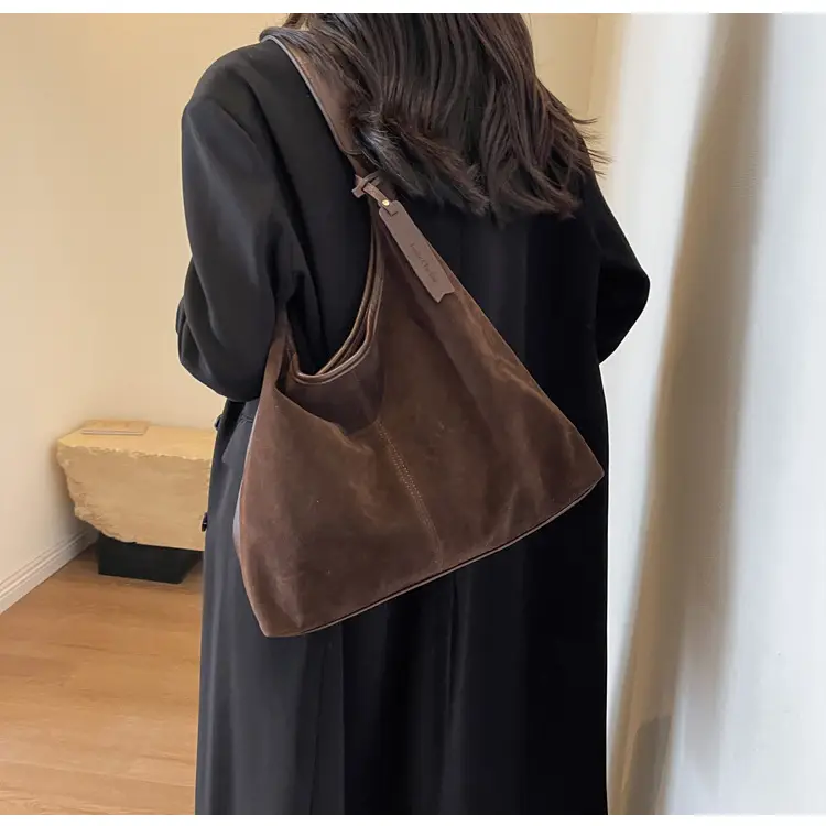 Retro Suede Underarm Bag Women 2024 — feature 10