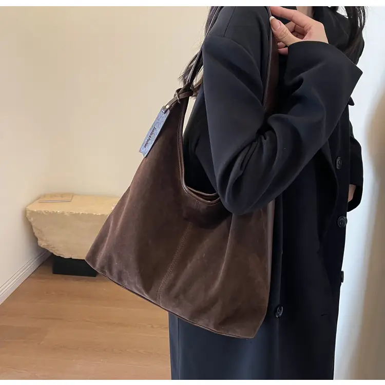 Retro Suede Underarm Bag Women 2024 — feature 11