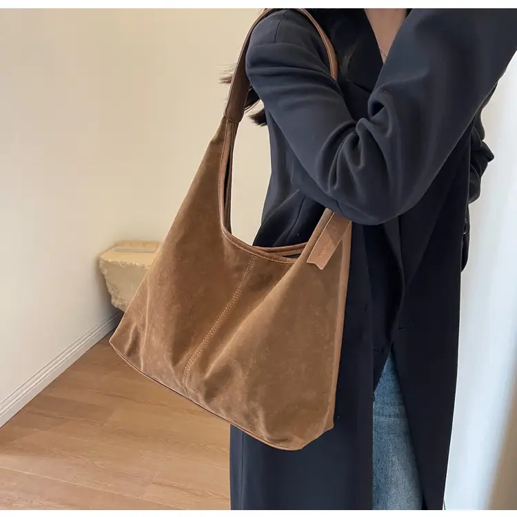 Retro Suede Underarm Bag Women 2024 — feature 14