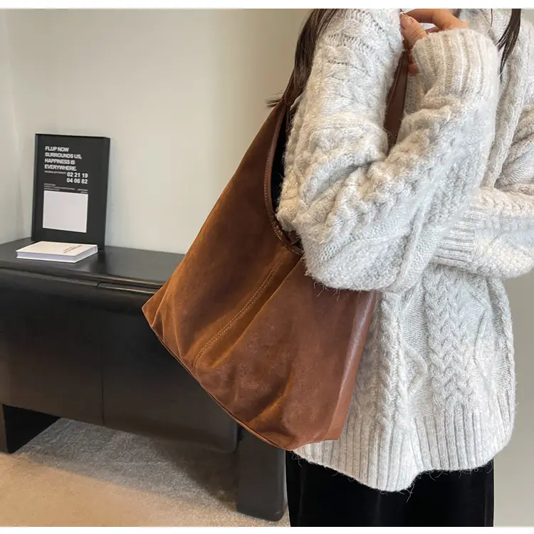 Retro Suede Underarm Bag Women 2024 — feature 15