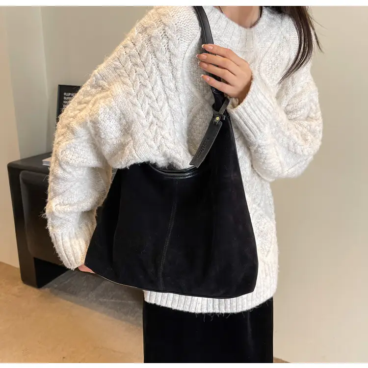 Retro Suede Underarm Bag Women 2024 — feature 18