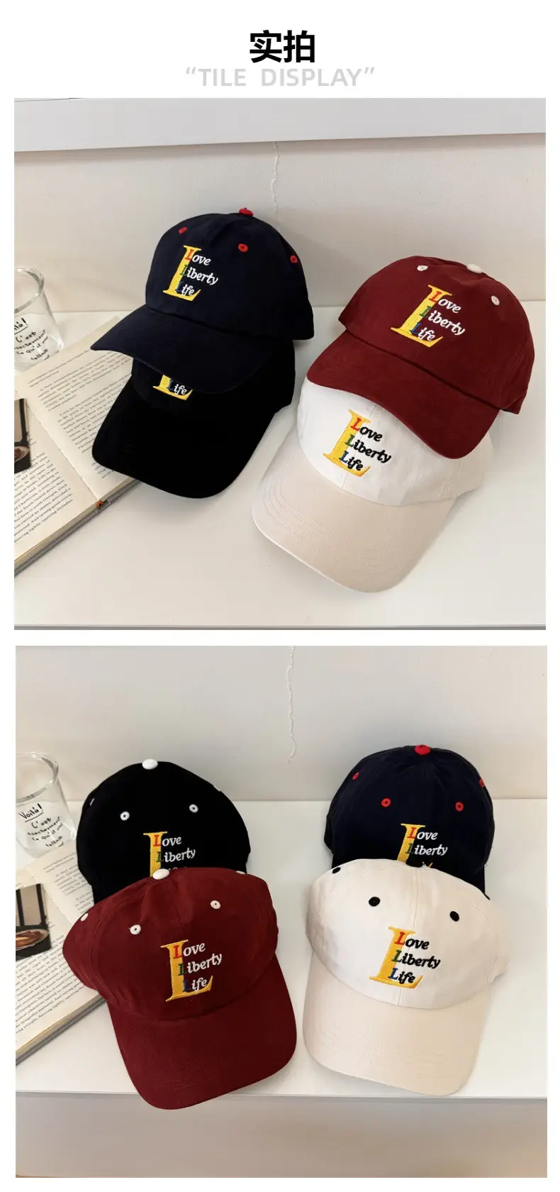 Women's Black "Love Betty" Baseball Cap — feature 2