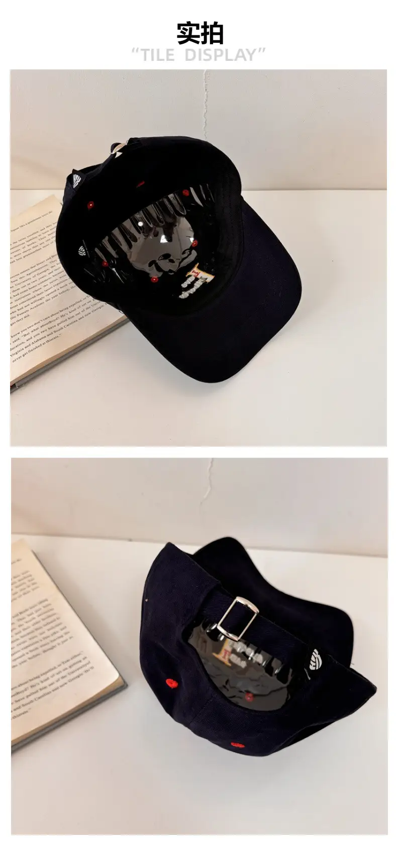 Women's Black "Love Betty" Baseball Cap — feature 6