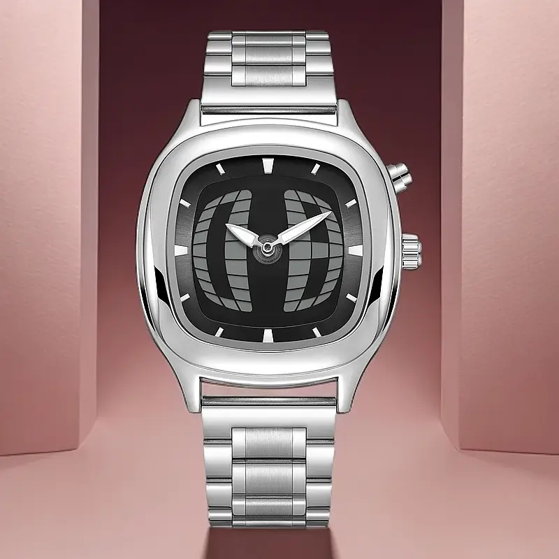 Millennium Retro Fashion Non-mechanical Men's Watch Pointer Digital Dual Display Niche Ins Fashion Brand Quartz Watch - Image 10