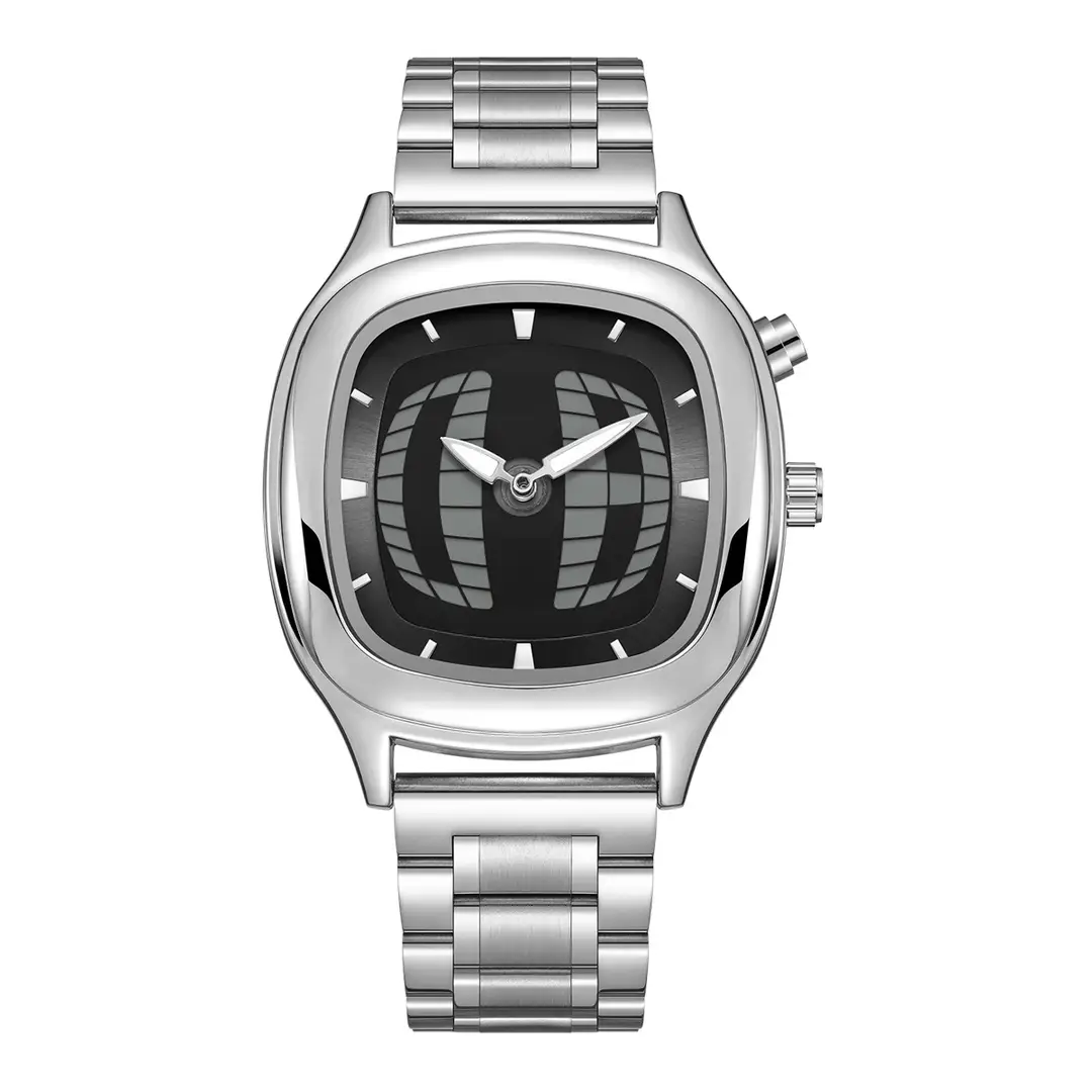 Millennium Retro Fashion Non-mechanical Men's Watch Pointer Digital Dual Display Niche Ins Fashion Brand Quartz Watch - Image 2