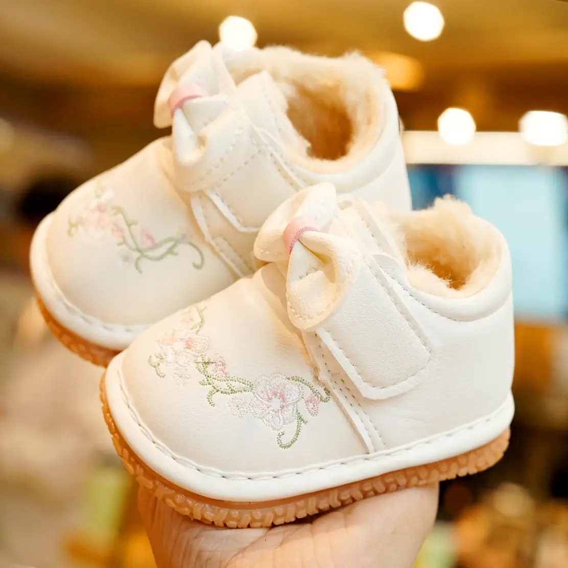Winter Fleece Baby Shoes for 1-2 Years Old