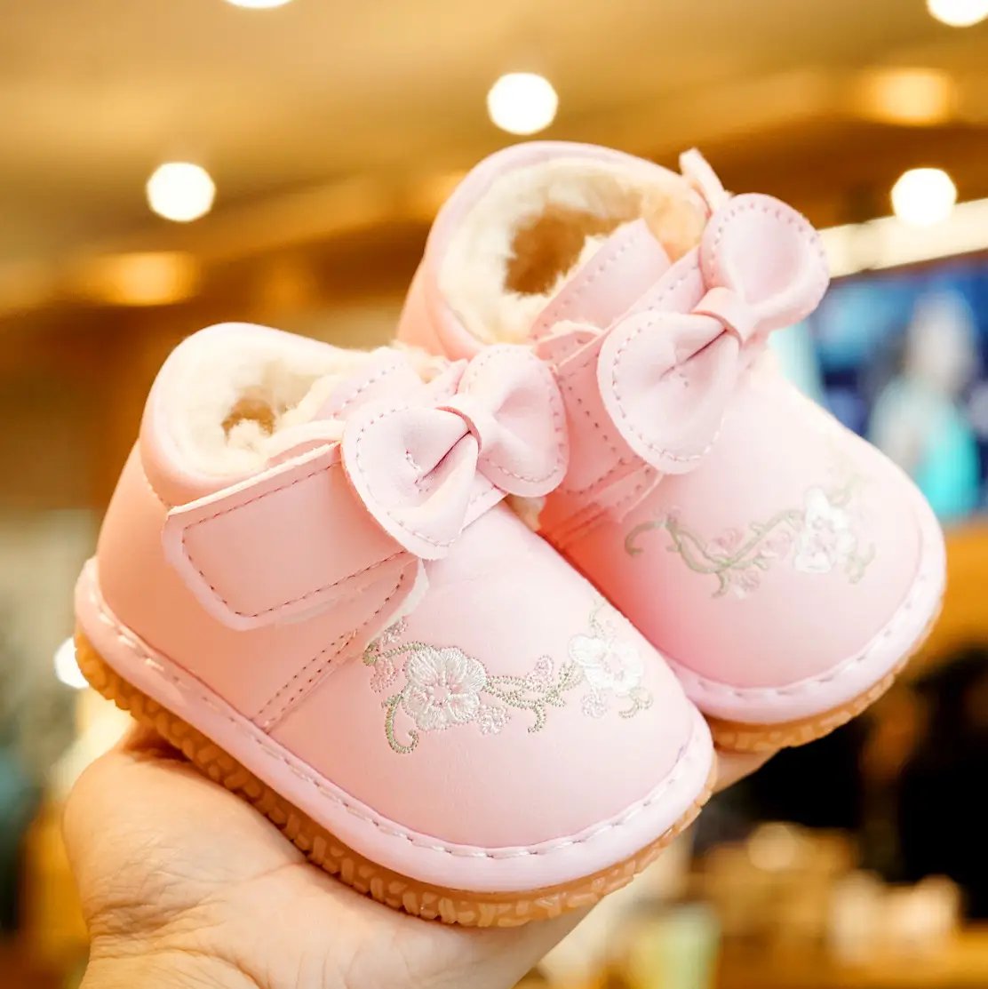 Winter Fleece Baby Shoes for 1-2 Years Old