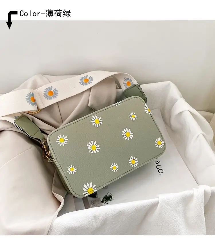 Black Daisy Print Shoulder Crossbody Bag 2024 — feature 26